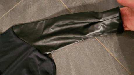 Top, bluzka s koženkovými rukávmi, street one,s