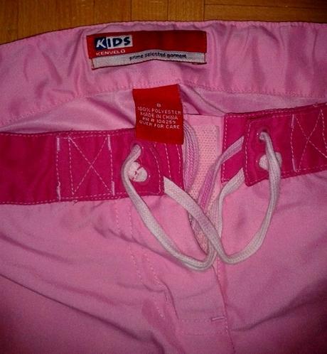Ružové šortky, kenvelo,128