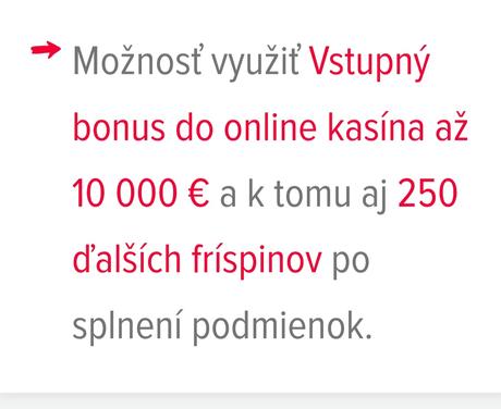 Bonus pre nových členou, 