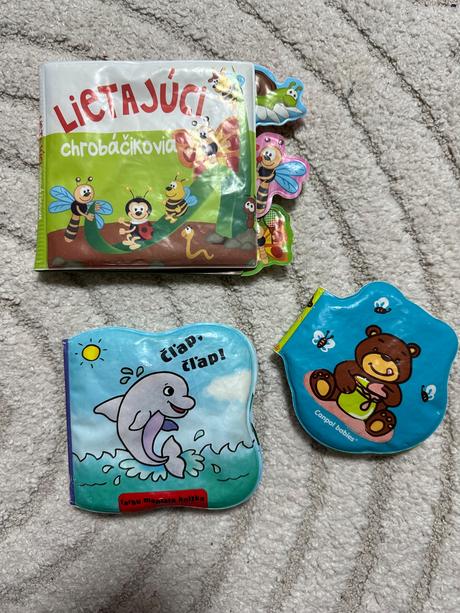 Mäkké knižky do vody 3ks, 