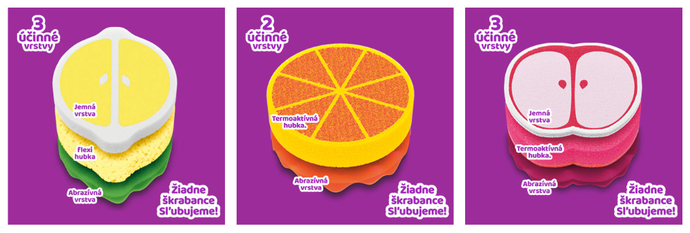 Vileda hubky PUNCH