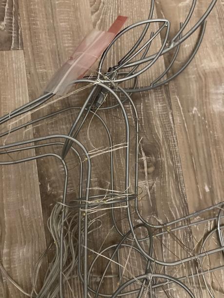 Led svietiaci vianočný sob, 