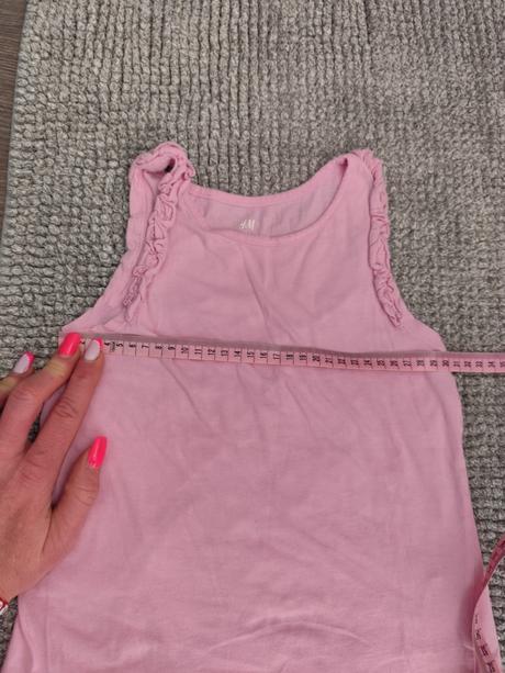 Tielko s volánikmi veľ. 122/128, h&m,122