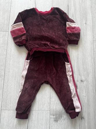 Velúrová tepláková súprava, next,86