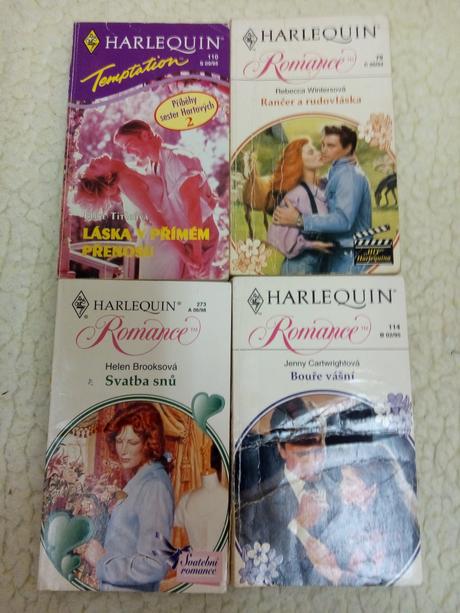 Harlequin - romanca 4 ks - 3,50 eur,