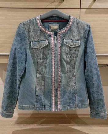 Džínsová bunda na zips, dámska, č. 42, c&a,42