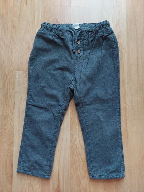 Oteplené nohavice h&m č.92, h&m,92