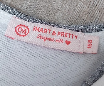 Šaty s vtáčikmi, c&a,158