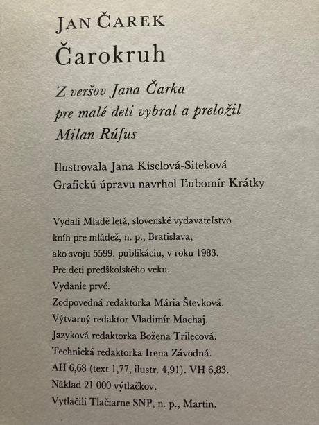 Čarokruh - jan čarek (1983), 