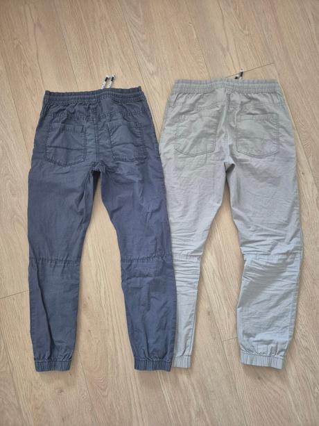 2x platene nohavice, f&f,140