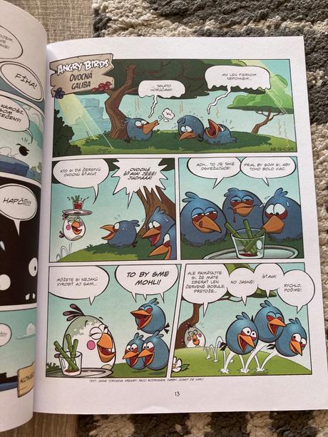 Komiks angry birds 5 dobrodružstiev,