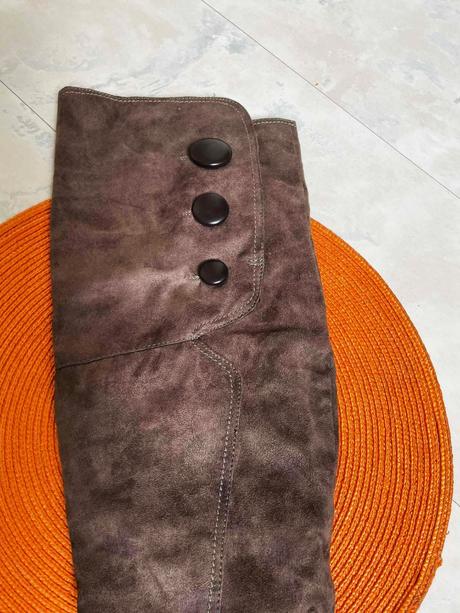 Vysoké semišové čižmy, 38