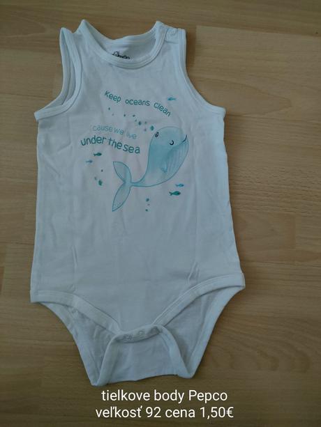Tielkove body pre chlapca, pepco,92