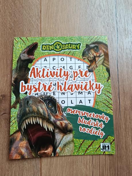 Aktivity pre bystre hlavicky dinosaury,