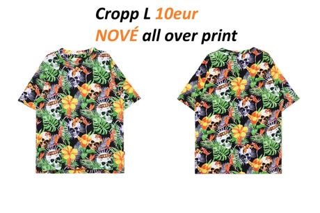 Tričko lebky, naruby, chucky, h&m,l / m
