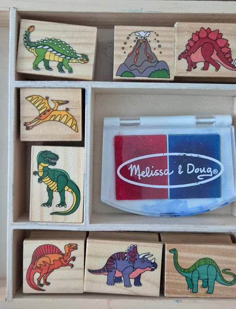 Súprava pečiatok/razítok melissa & doug (dinosaury,