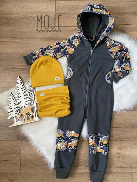 Softshellovy overal, 74 - 104