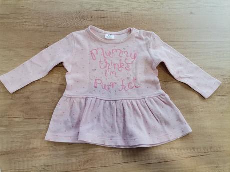 Dievčenské predĺžené tričko / tunika, f&f,68