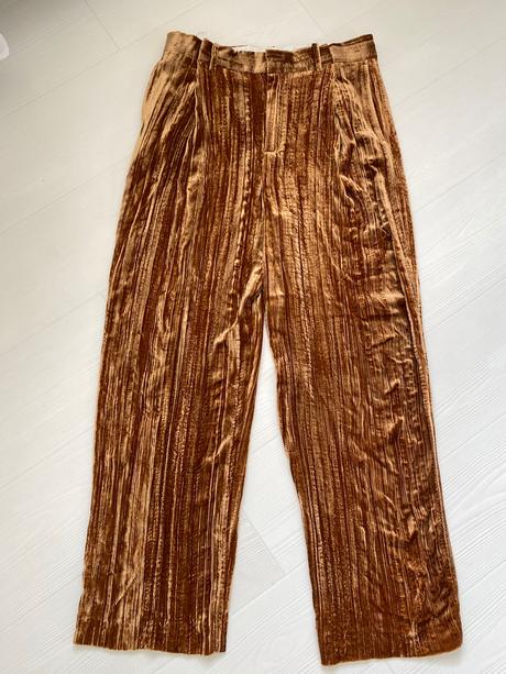 Zara - semišové nohavice, zara,s