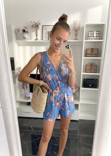 Floral overal, f&f,s