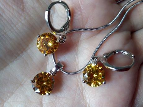 Set-náušnice+retiazka s príveskom, 