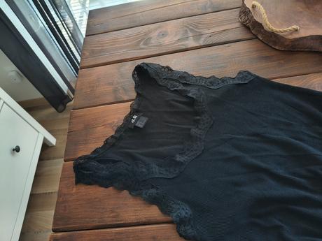 H&m bavlnené elastické minišaty m, h&m,m