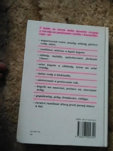 Kozmetické prípravky z rastlín, 