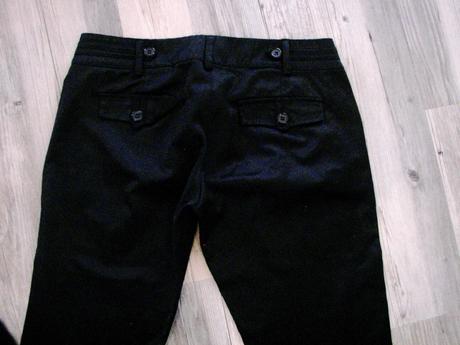 Saténové capri nohavice, 36