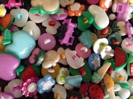 Veselé gombíky pre detičky,