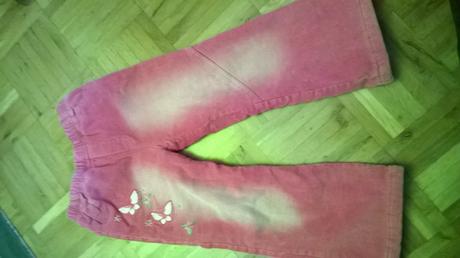 Zateplené nohavice 5-6 rokov, 116