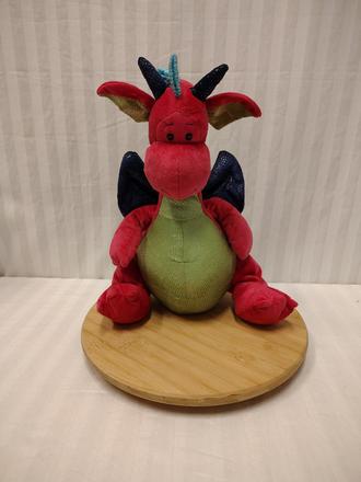 Velúrový drak  ladon, gund, 38 cm, 