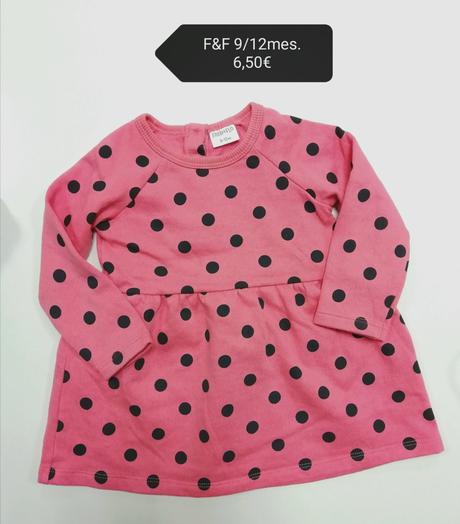 Bodkované mikinové šaty / tunika, f&f,80