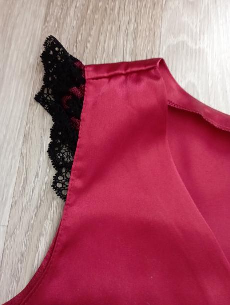 Saténové pyzamo_top stav, s