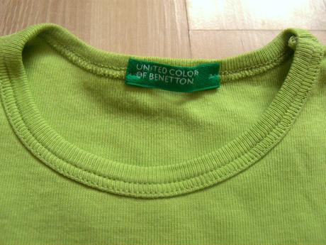 Dievč. tričko benetton, benetton,74