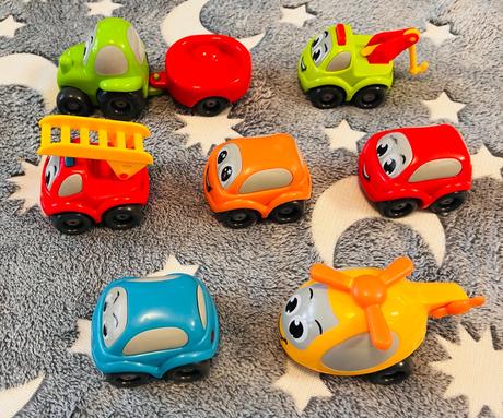 Autíčka vroom planet smoby 7ks, 