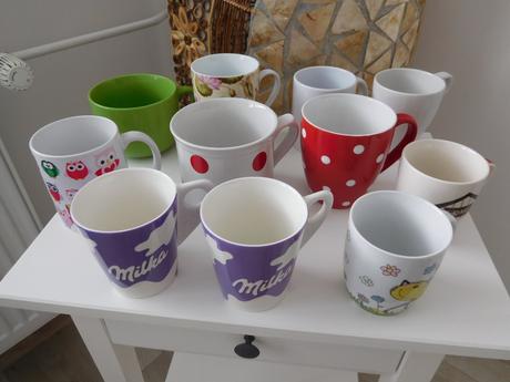 Šálky nové-nepoužívané, rozne,, 