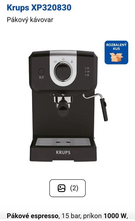 Kávovar pákový krups, krups