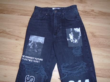 Úžasne rifle bershka, vysoky pas, bershka,s