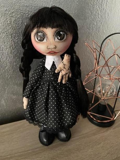 Wednesday-ručne šitá bábika,