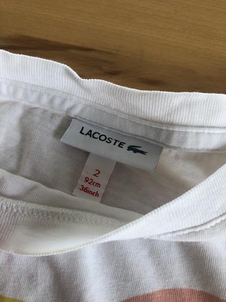 Detské tričká značky lacoste/92- 2 roky, lacoste,92
