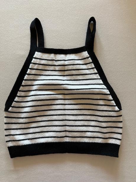 Pletený crop top, calliope,s