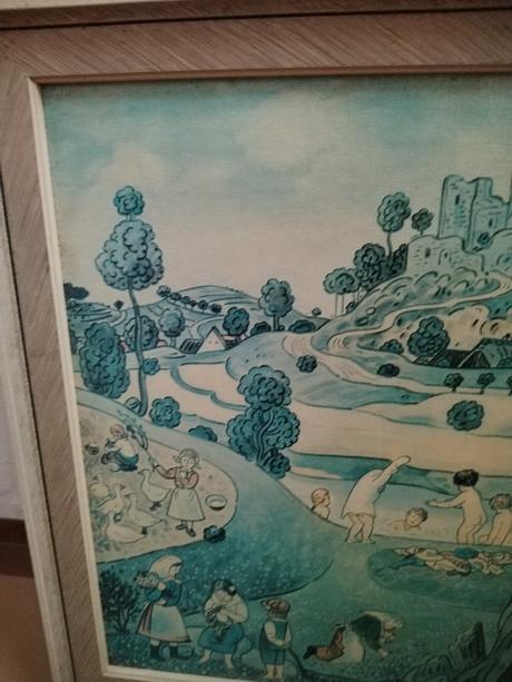 Retro obraz josef lada, 