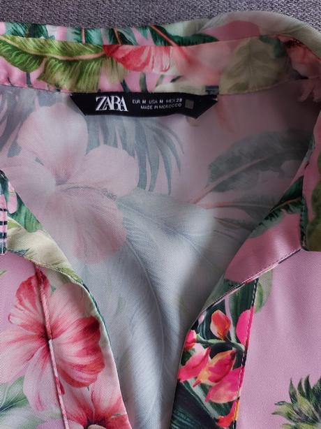 Blúzka zara, kvetinový vzor, zara,m