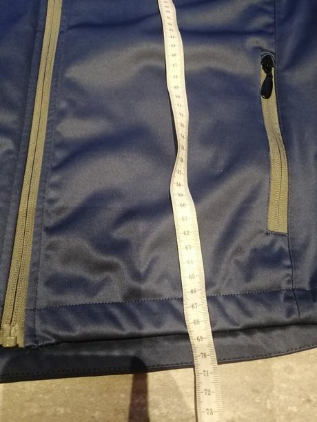 Bunda unlimited mountains v l oceľovomodrá, pes, l