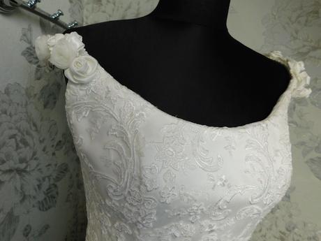 Luxusne nadherne svadobne saty(komplet), 38