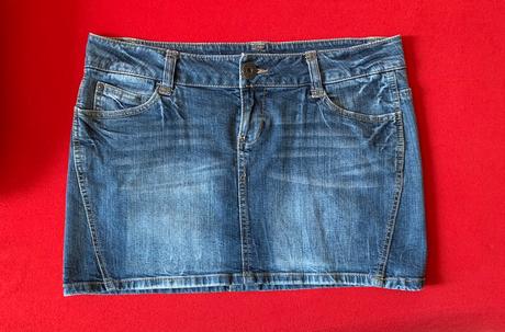 Riflová sukňa, only,40