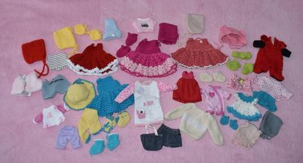 Oblečenie pre menšie bábiky, 