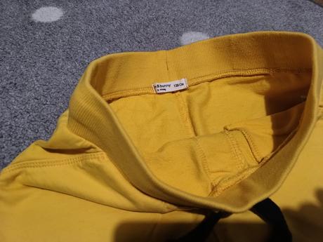 Tepláky žlté, fox & bunny,128