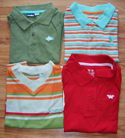 Tričká s krátkym rukávom,4ks, 116