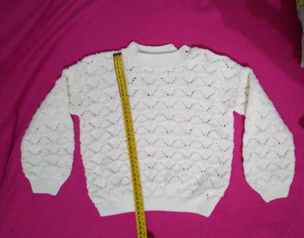 Pletený dievčenský pulóvrik, 86
